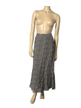 Windsor Brown and White Printed Maxi Skirt - Women's
